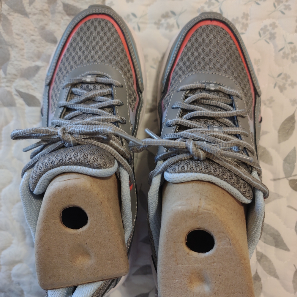 Ryka Gray and Coral Athletic Walking Shoes